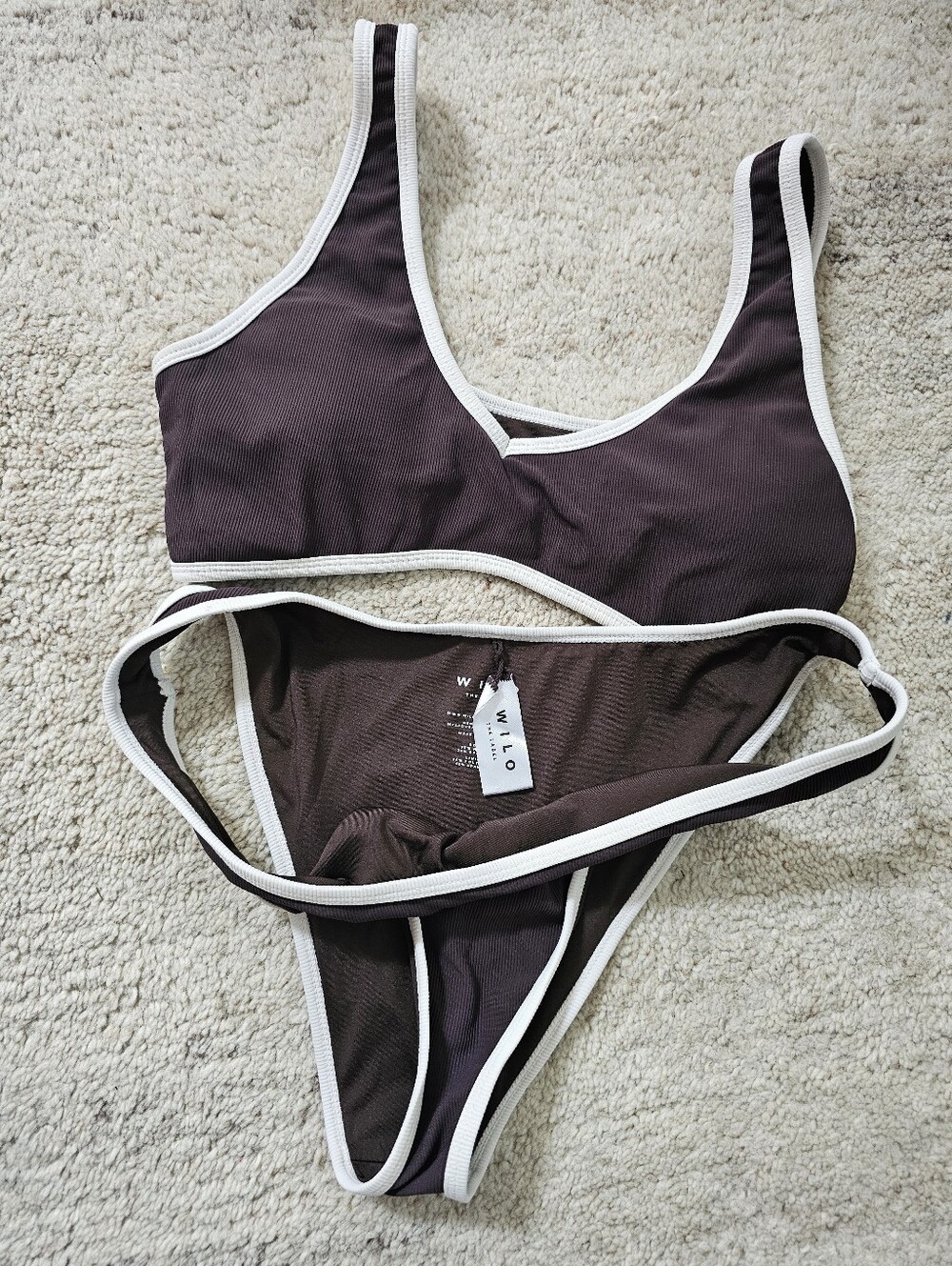 NWOT Wilo The Label Bikini Large